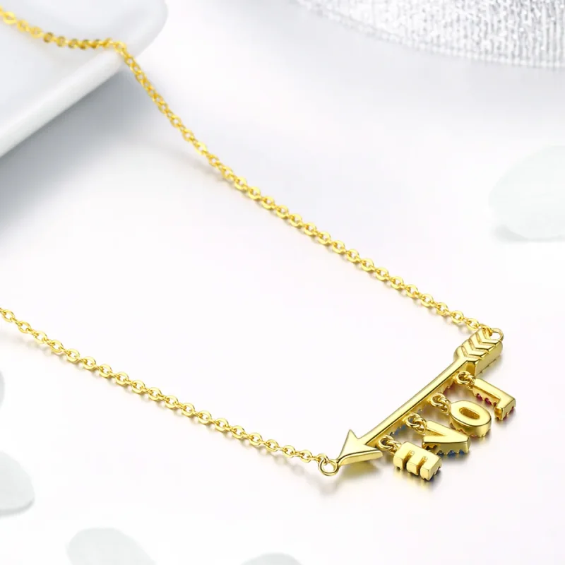 (image for) Pandora Style Initial Necklace - BSN011 - View 4
