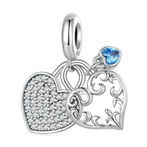(image for) Pandora Style Interlocking Heart Charm - SCC2502