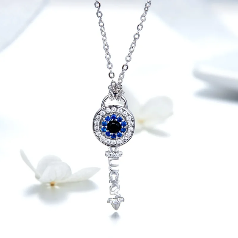 (image for) Pandora Style Key Necklace - BSN013 - View 2