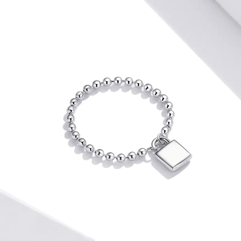 (image for) Pandora Style Love Lock Ring - SCR703 - View 2