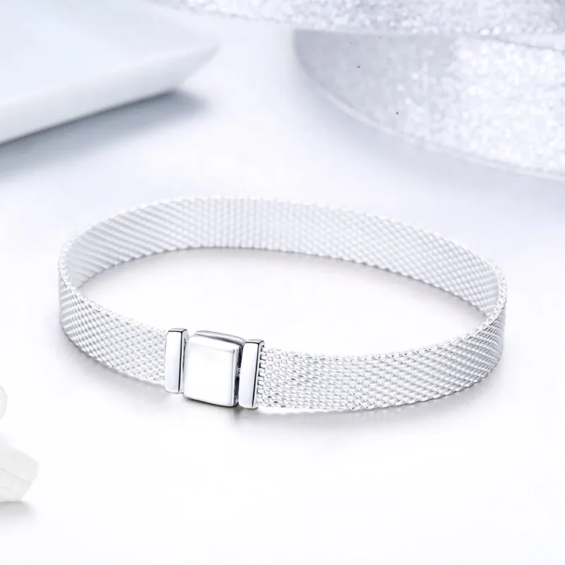 (image for) Pandora Style Mesh Bracelet - SCX001 - View 2