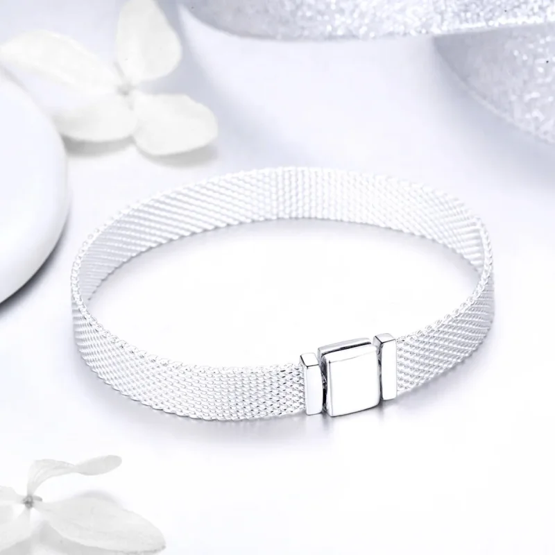 (image for) Pandora Style Mesh Bracelet - SCX001 - View 4