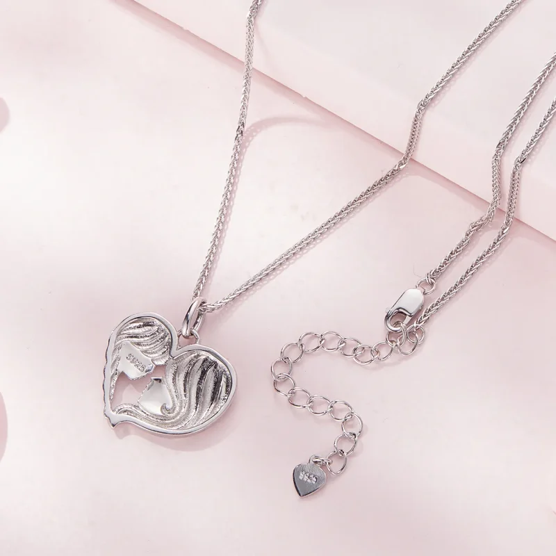 (image for) Pandora Style Mother Daughter Necklace - BSN324 - View 4