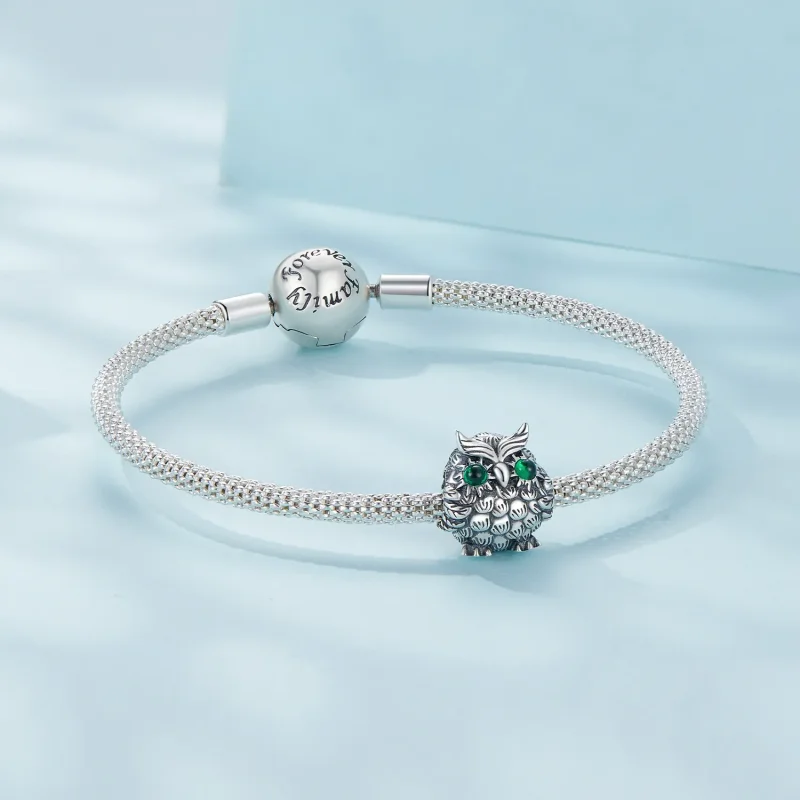 (image for) Pandora Style Owl Graduation Charm - SCC2542 - View 5