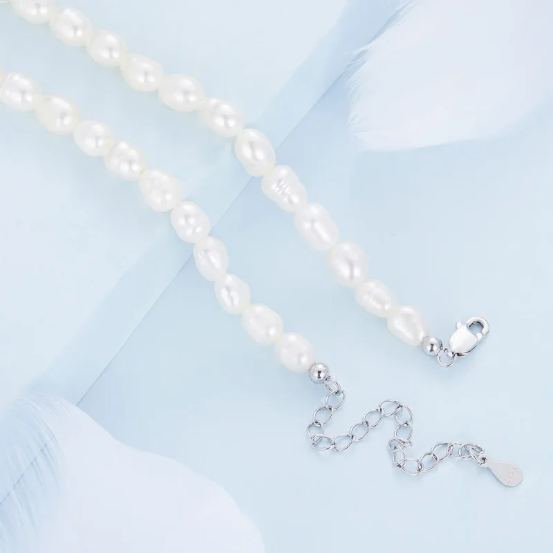 (image for) Pandora Style Pearl Necklace - BSN272 - View 5