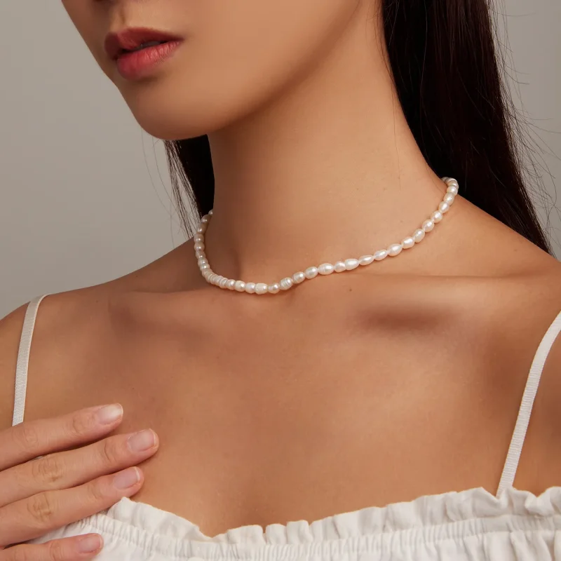 (image for) Pandora Style Pearl Necklace - BSN272 - View 7