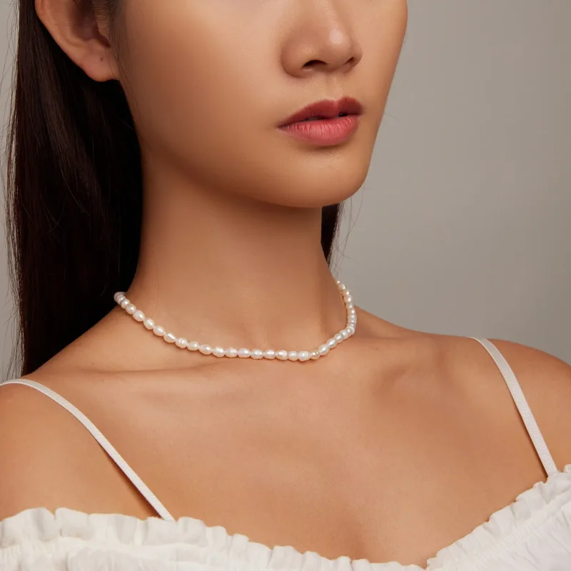 (image for) Pandora Style Pearl Necklace - BSN272 - View 8