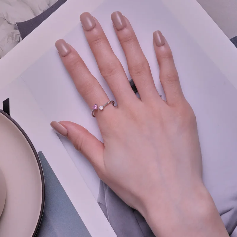 (image for) Pandora Style Promise Rings For Her - SCR924 - View 5