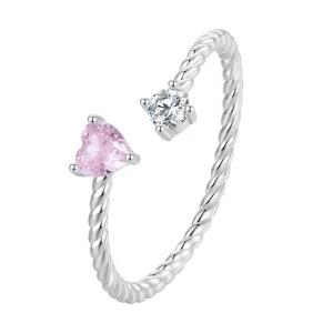 (image for) Pandora Style Promise Rings For Her - SCR924
