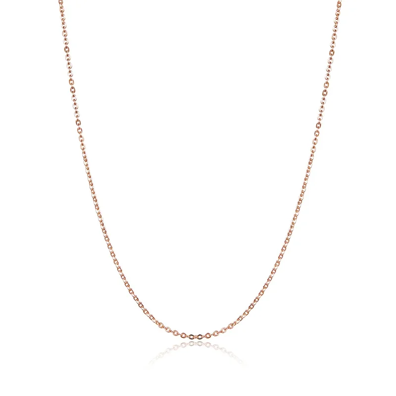 (image for) Pandora Style Rose Gold Necklace - SCA014-45