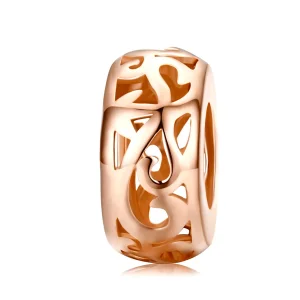 (image for) Pandora Style Rose Gold Spacer Charm - SCC716-C