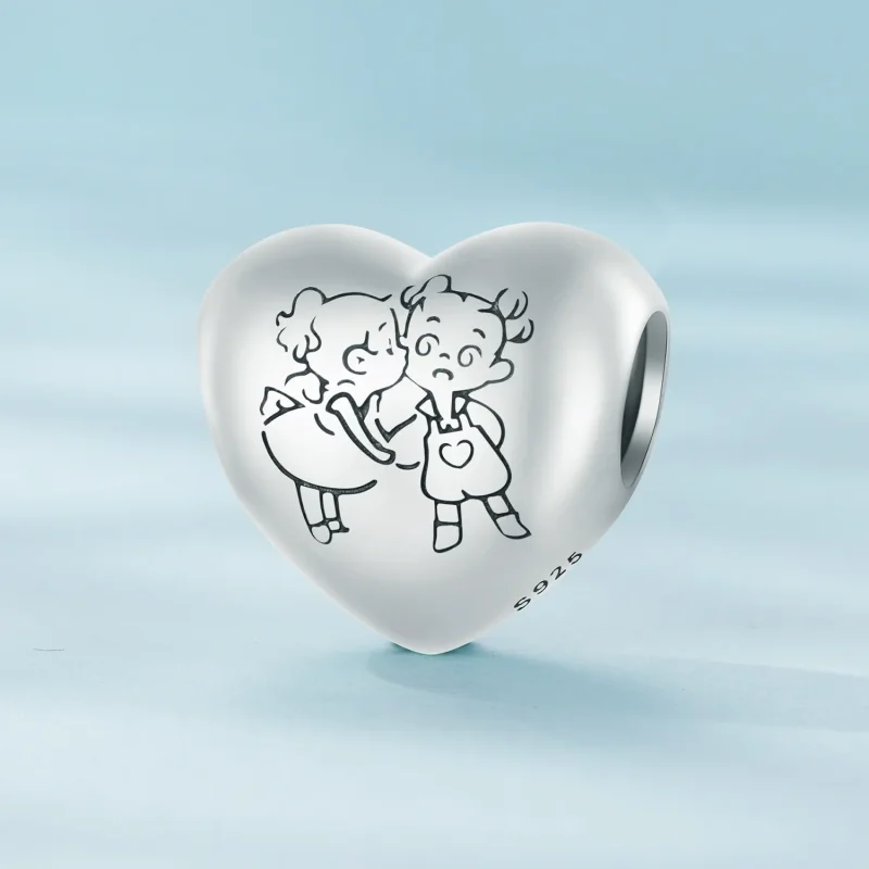 (image for) Pandora Style Sister Charms Sale - SCC2528 - View 2