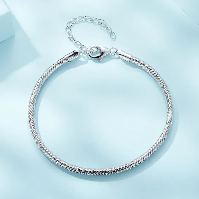 (image for) Pandora Style Snake Chain Bracelet - SCB252 - View 2