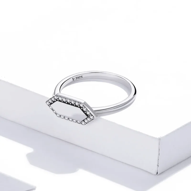 (image for) Pandora Style Sparkling Ring - SCR701 - View 4