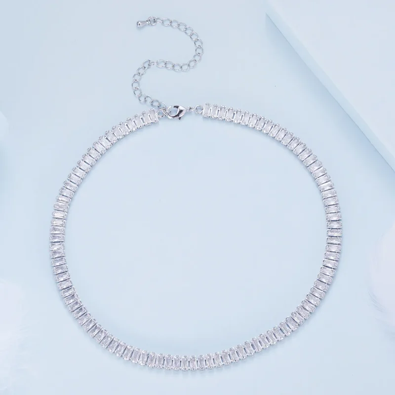 (image for) Pandora Style Tennis Necklace - YIN112 - View 3