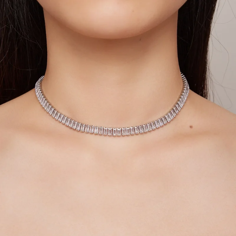 (image for) Pandora Style Tennis Necklace - YIN112 - View 7