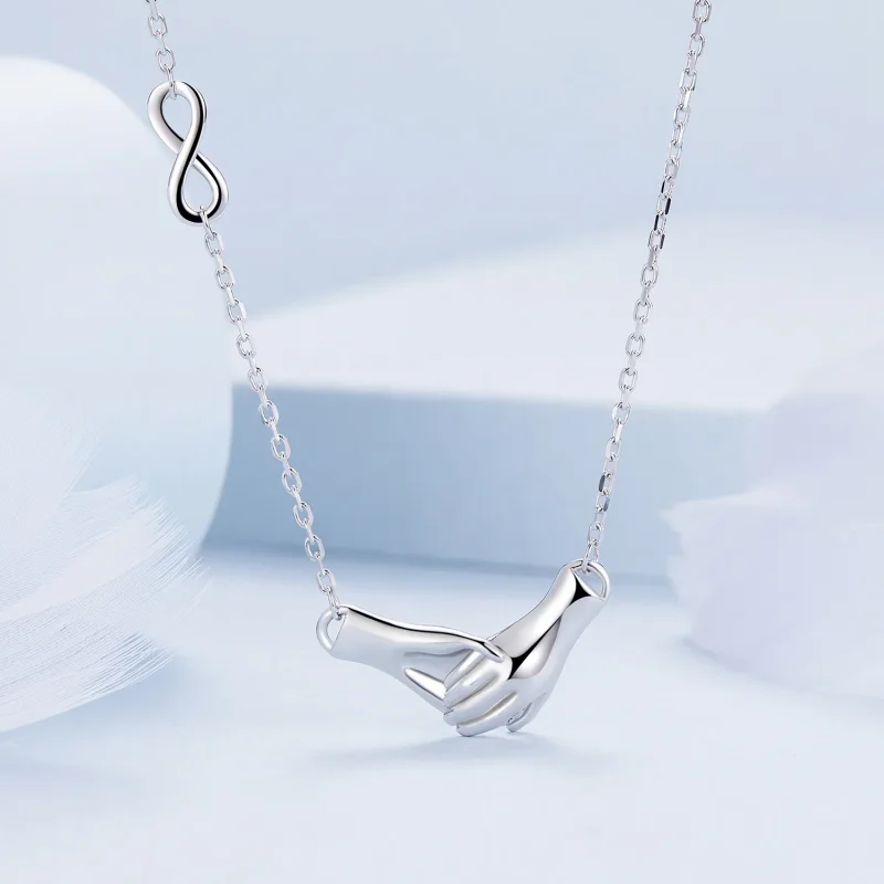 (image for) Pandora Style Valentines Necklace - BSN337 - View 3