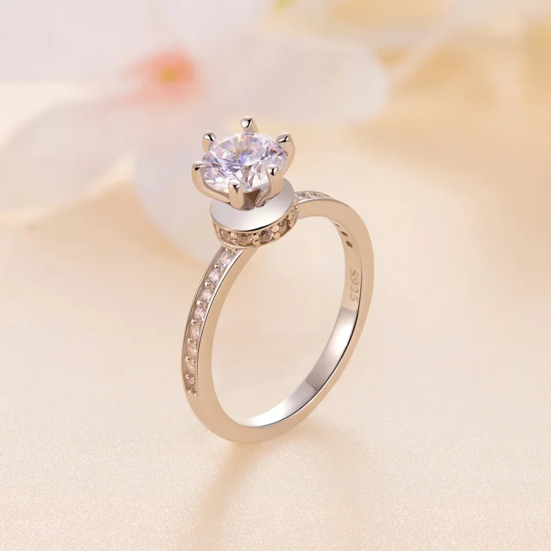 (image for) Pandora Style Wedding Rings - MSR025 - View 5