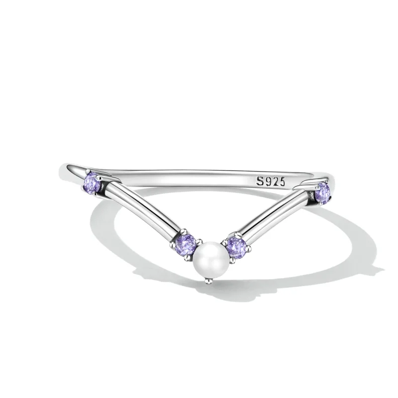 (image for) Princess Wishbone Ring - SCR835 - View 3