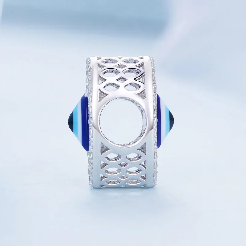 (image for) Turkish Eye Pandora Style Charm - BSC729 - View 3