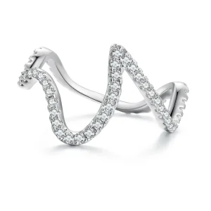 (image for) Zig Zag Ring Pandora Style - BSR314