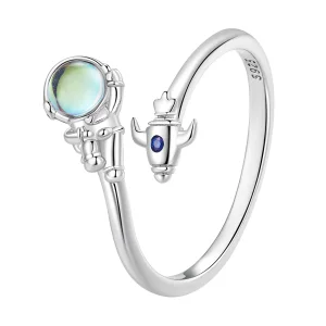 Pandora Style Astronaut Spaceship Ring - SCR920 (image for) Pandora Style Astronaut Spaceship Ring - SCR920