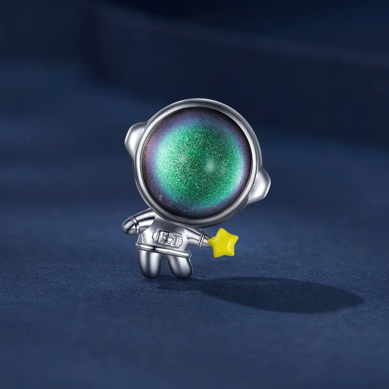 (image for) Pandora Style Astronaut Star Charm - BSC793 - View 2