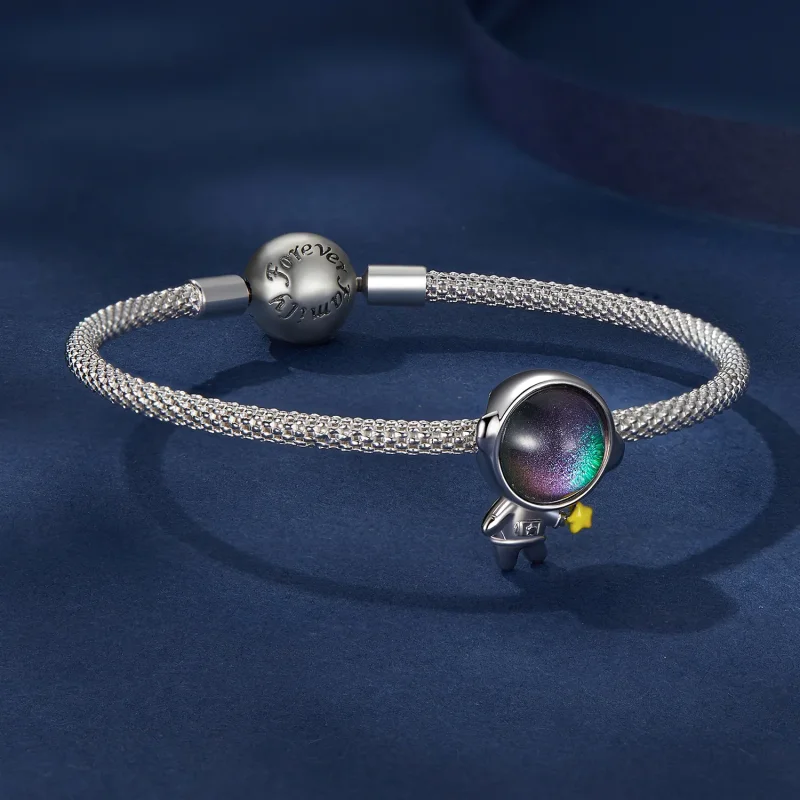 (image for) Pandora Style Astronaut Star Charm - BSC793 - View 5