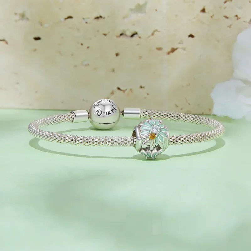 (image for) Pandora Style Bee Daisy Charm - BSC895 - View 5