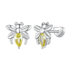 Pandora Style Bee Two Wear Studs Earrings - SCE1580 (image for) Pandora Style Bee Two Wear Studs Earrings - SCE1580