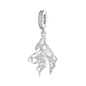 Pandora Style Betta Fish Dangle - BSC917 (image for) Pandora Style Betta Fish Dangle - BSC917