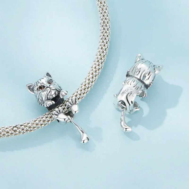(image for) Pandora Style Bobcat Charm - SCC2633 - View 4