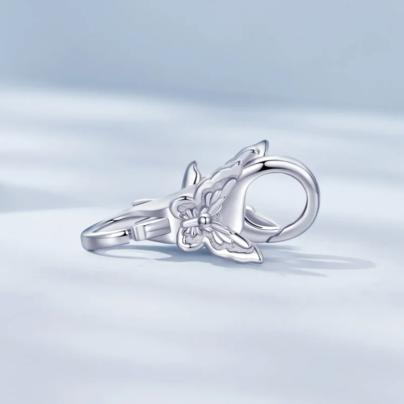 (image for) Pandora Style Butterfly double Lobster Clasp - BSP022 - View 2