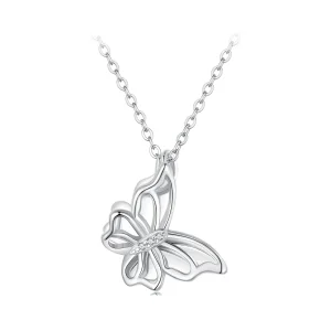 Pandora Style Butterfly Necklace - BSN321 (image for) Pandora Style Butterfly Necklace - BSN321