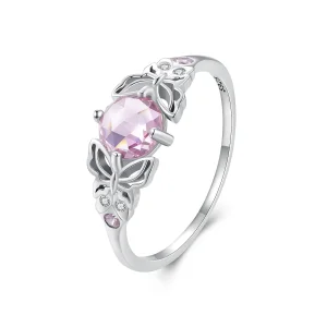 (image for) Pandora Style Butterfly Ring - BSR478