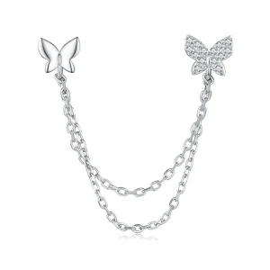 Pandora Style Butterfly Studs Earrings - BSE876 (image for) Pandora Style Butterfly Studs Earrings - BSE876
