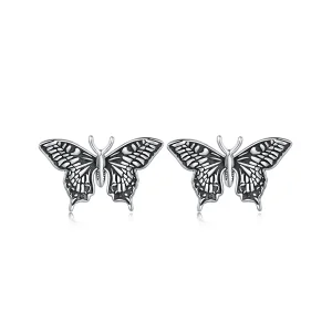 Pandora Style Butterfly Studs Earrings - SCE1637 (image for) Pandora Style Butterfly Studs Earrings - SCE1637