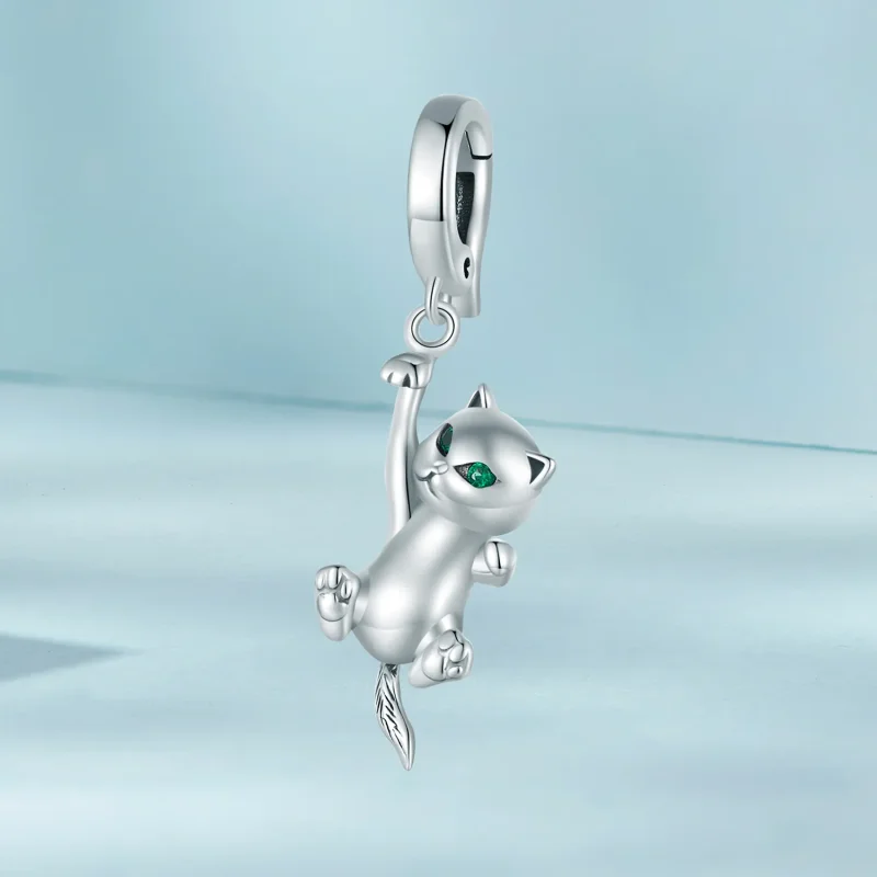 (image for) Pandora Style Cat Dangle - SCC2572 - View 2