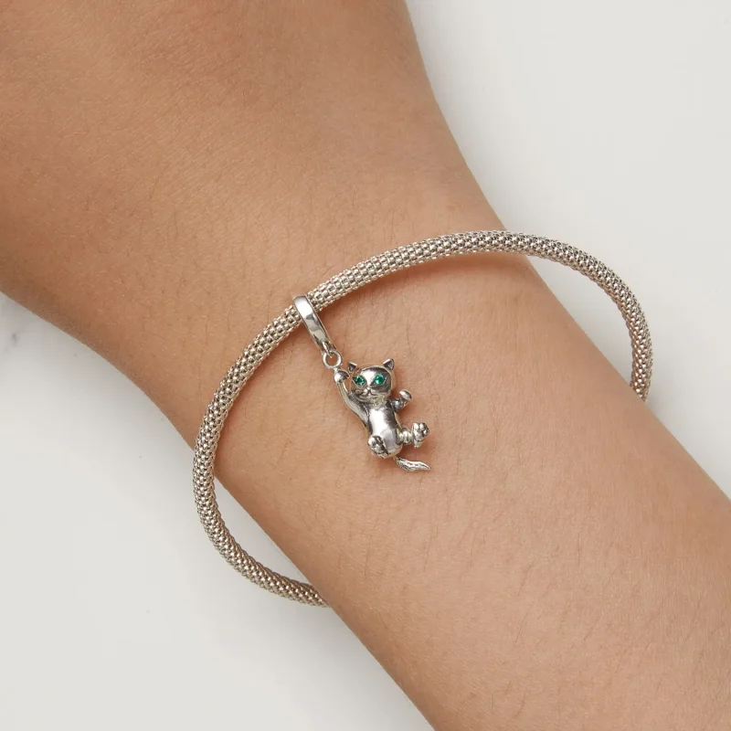 (image for) Pandora Style Cat Dangle - SCC2572 - View 8