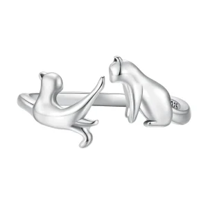 (image for) Pandora Style Cat Open Ring - SCR917