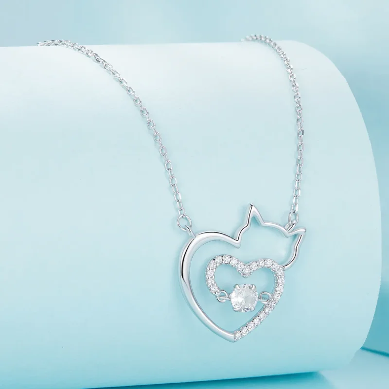 (image for) Pandora Style Cat Smart Necklace - SCN503 - View 2