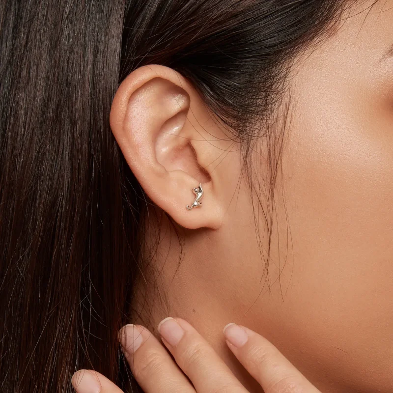 (image for) Pandora Style Cat Studs Earrings - SCE1630 - View 7