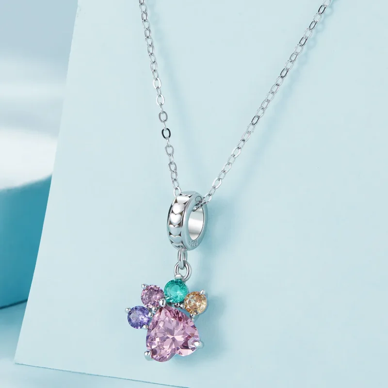 (image for) Pandora Style Colorful Cute Claw Dangle - SCC2478 - View 2