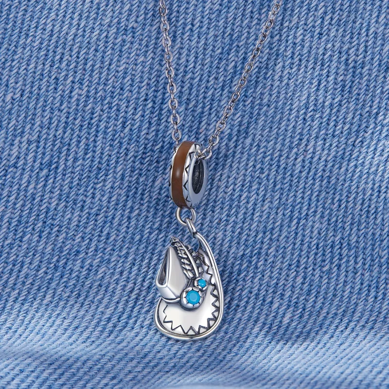 (image for) Pandora Style Cowboy Hat Dangle - SCC2565 - View 2