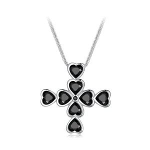 Pandora Style Cross Necklace - BSN335 (image for) Pandora Style Cross Necklace - BSN335