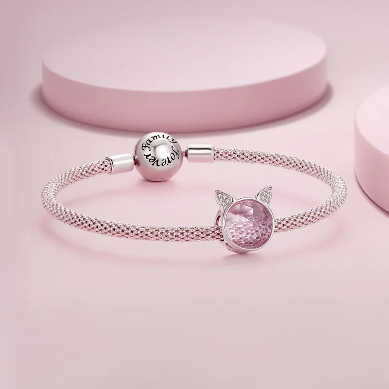 (image for) Pandora Style Cute Cat Charm - SCC2579 - View 5