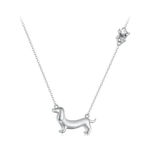 Pandora Style Dachshund Necklace - SCN501 (image for) Pandora Style Dachshund Necklace - SCN501
