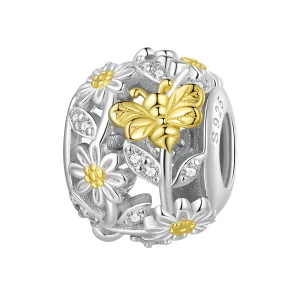 (image for) Pandora Style Daisy Bee Charm - BSC818