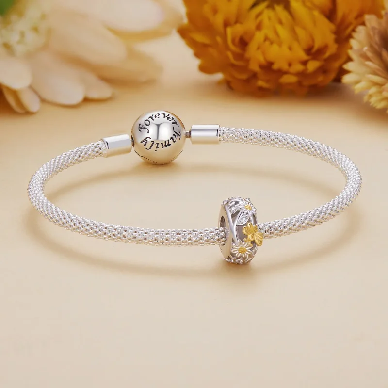 (image for) Pandora Style Daisy Bee Silicone Spacer - BSC819 - View 5