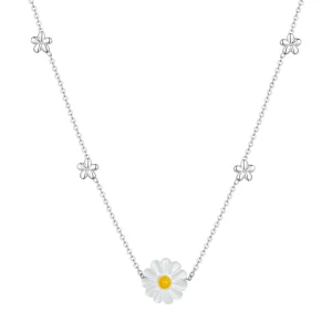 Pandora Style Daisy Necklace - SCN494 (image for) Pandora Style Daisy Necklace - SCN494